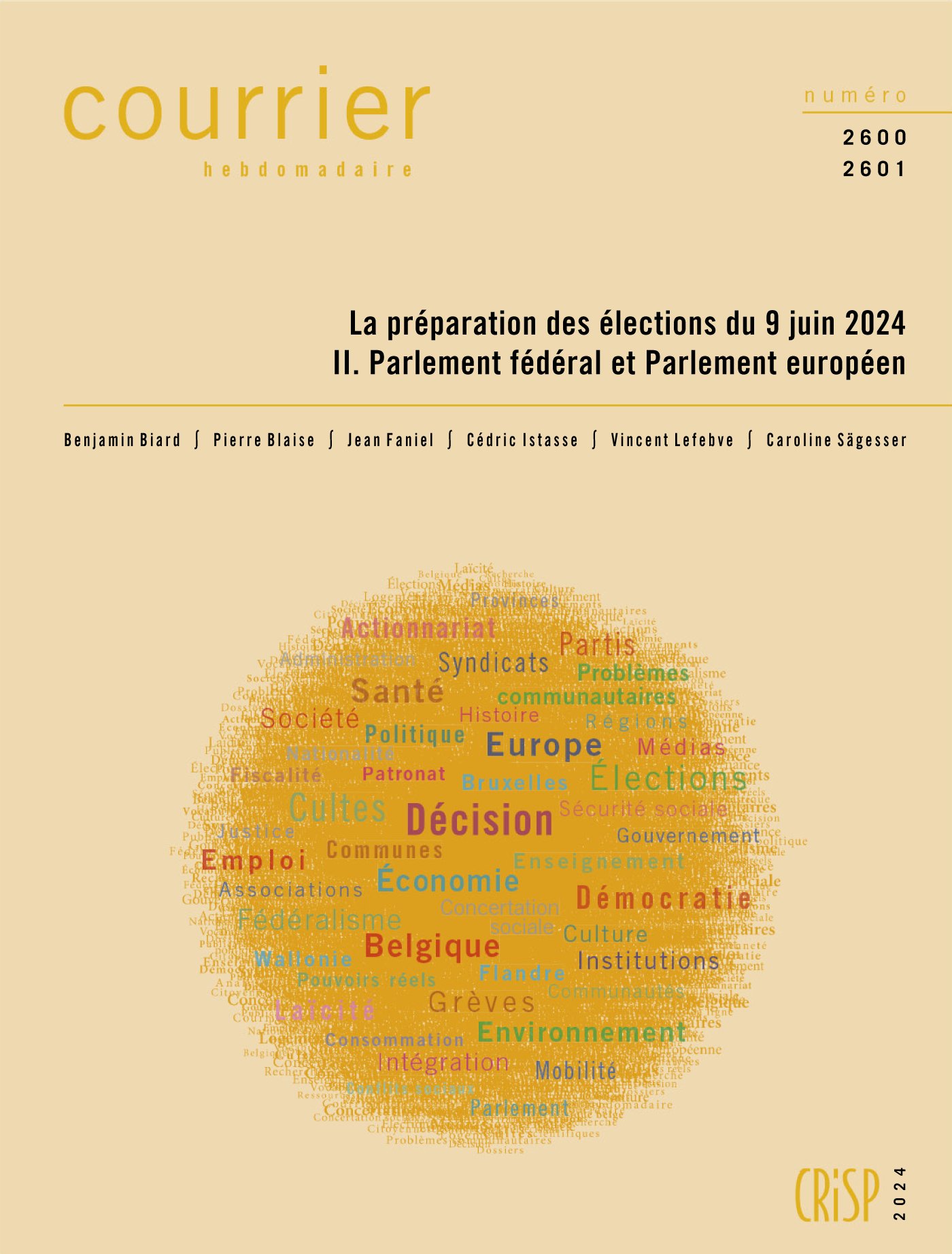 Couverture_La préparation des élections du 9 juin 2024 (II)
