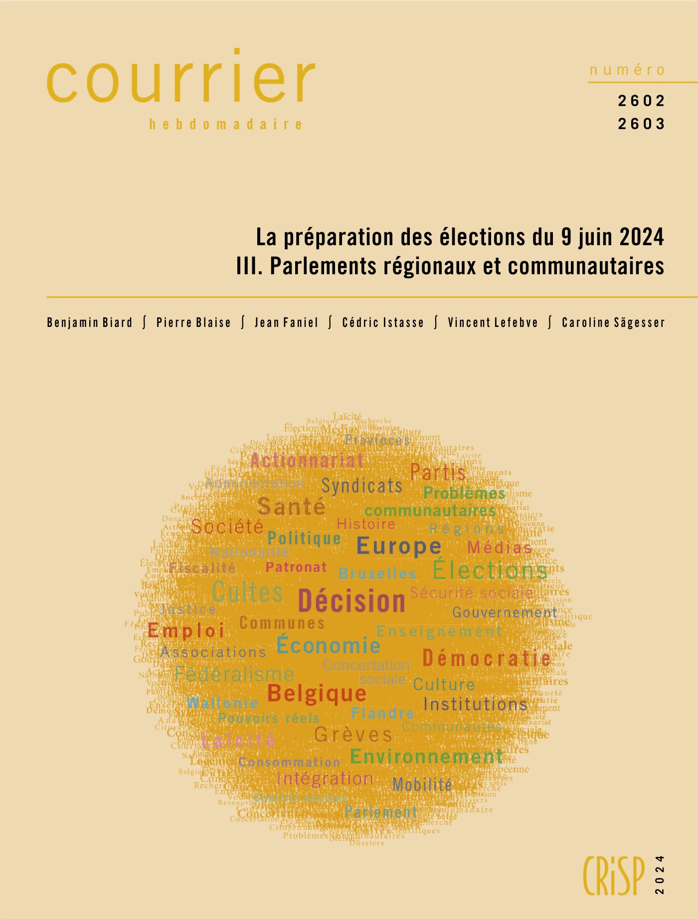 Couverture_La préparation des élections du 9 juin 2024 (III)